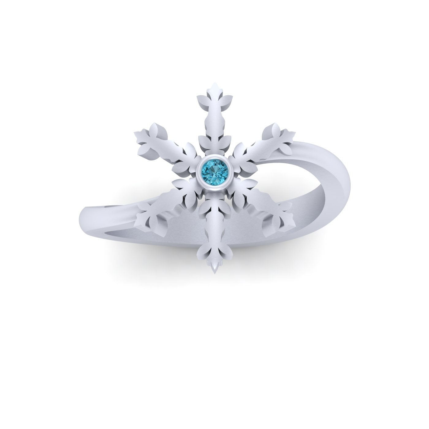 SNOWFLAKE CHRISTMAS RING