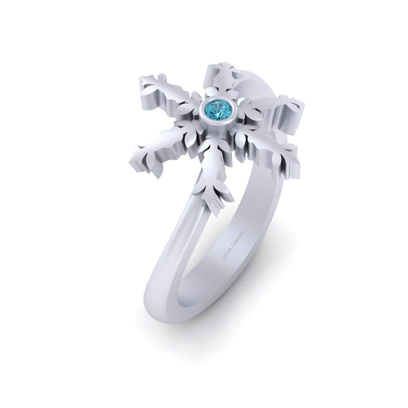 SNOWFLAKE CHRISTMAS RING