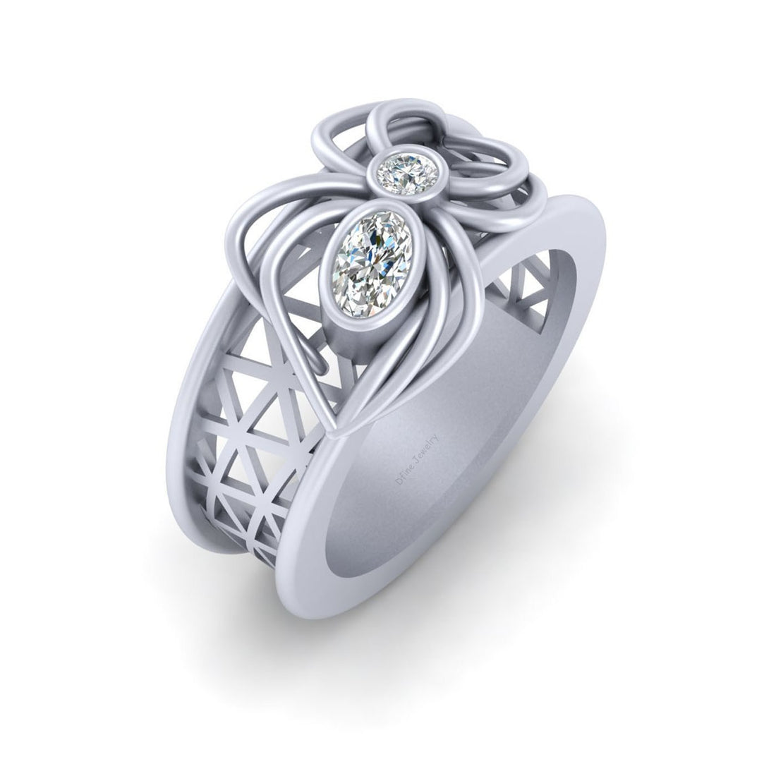 GOTHIC WEDDING RING WOMENS