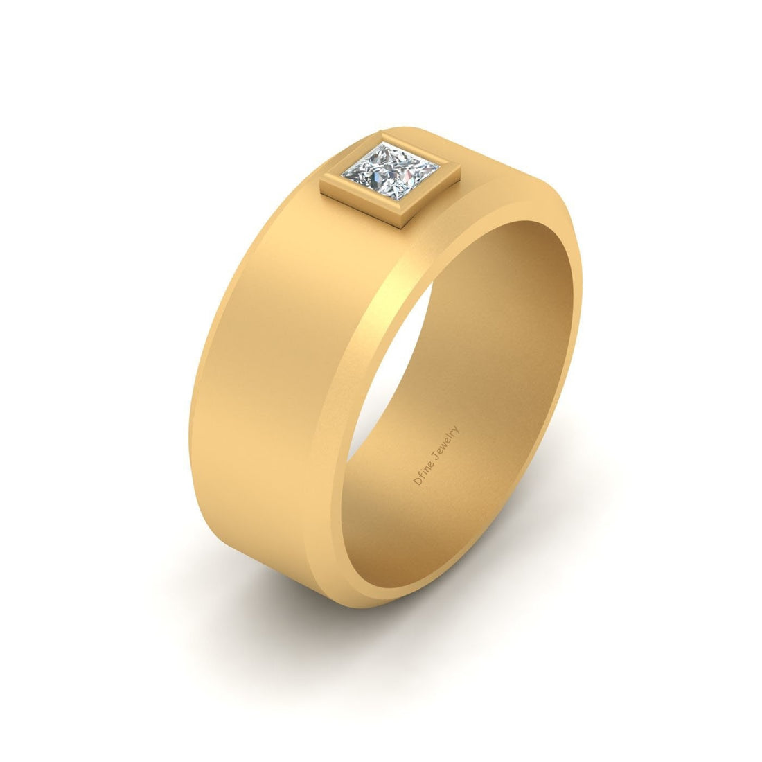 SOLITAIRE DIAMOND WEDDING BAND