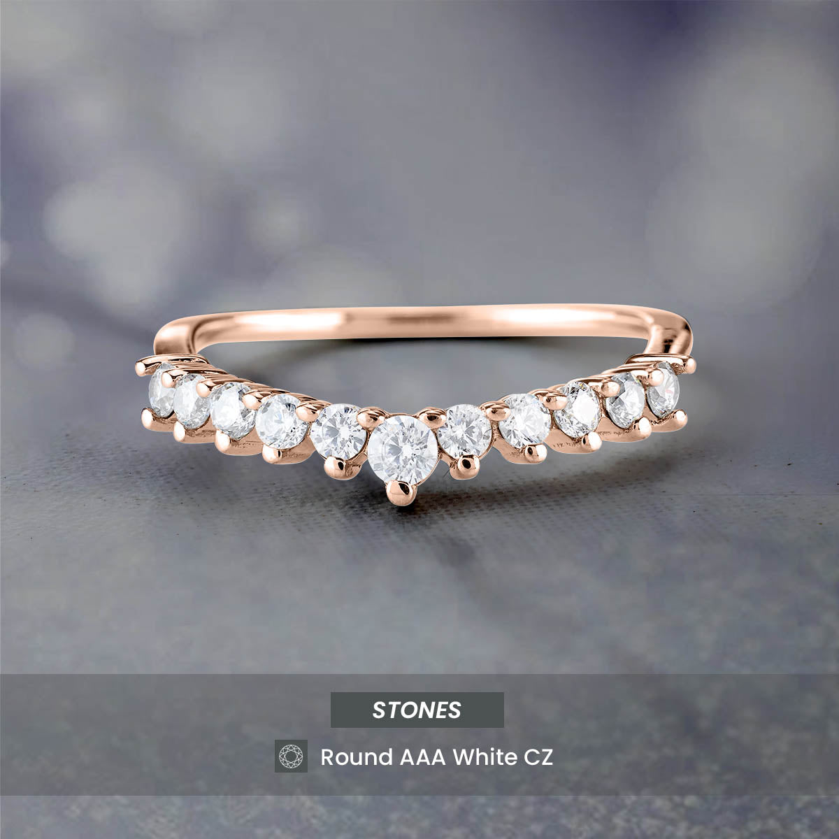 Enhancer Wedding Band Women AAA CZ Diamond Engagement Ring Sterling Silver