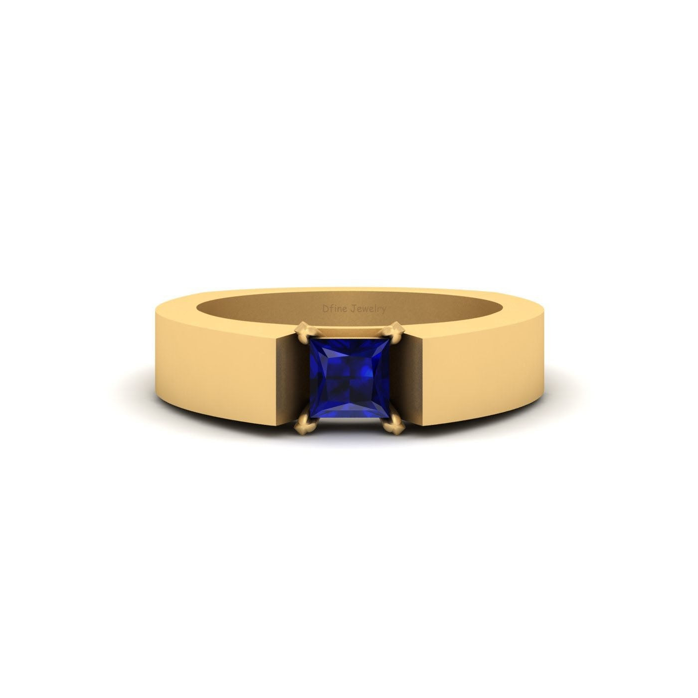 SAPPHIRE BLUE ENGAGEMENT BAND