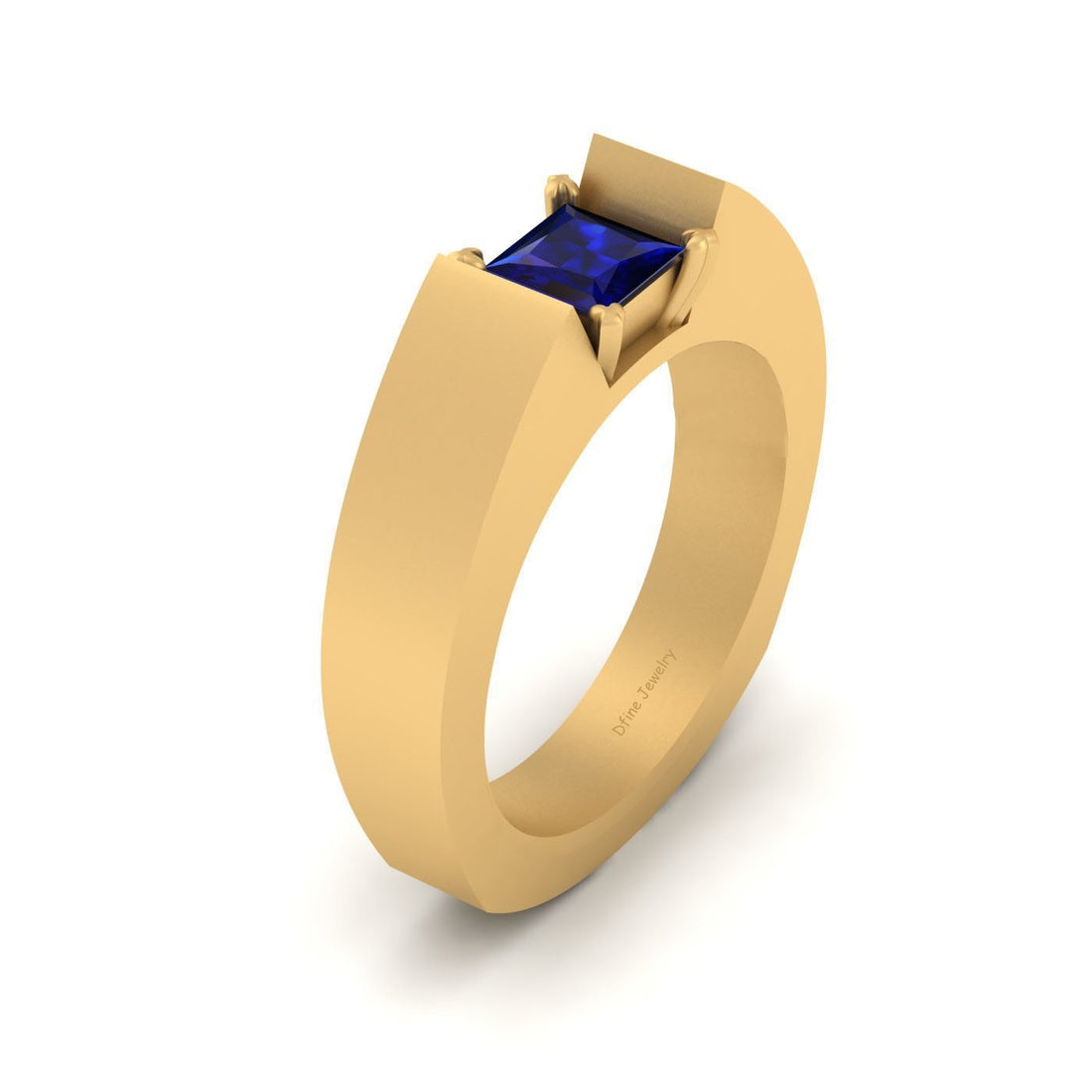 SAPPHIRE BLUE ENGAGEMENT BAND