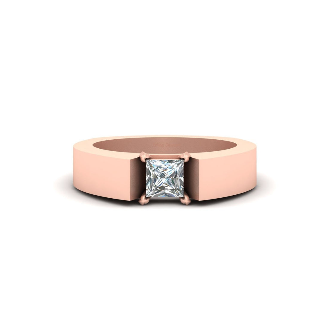 SOLITAIRE DIAMOND ENGAGEMENT BAND