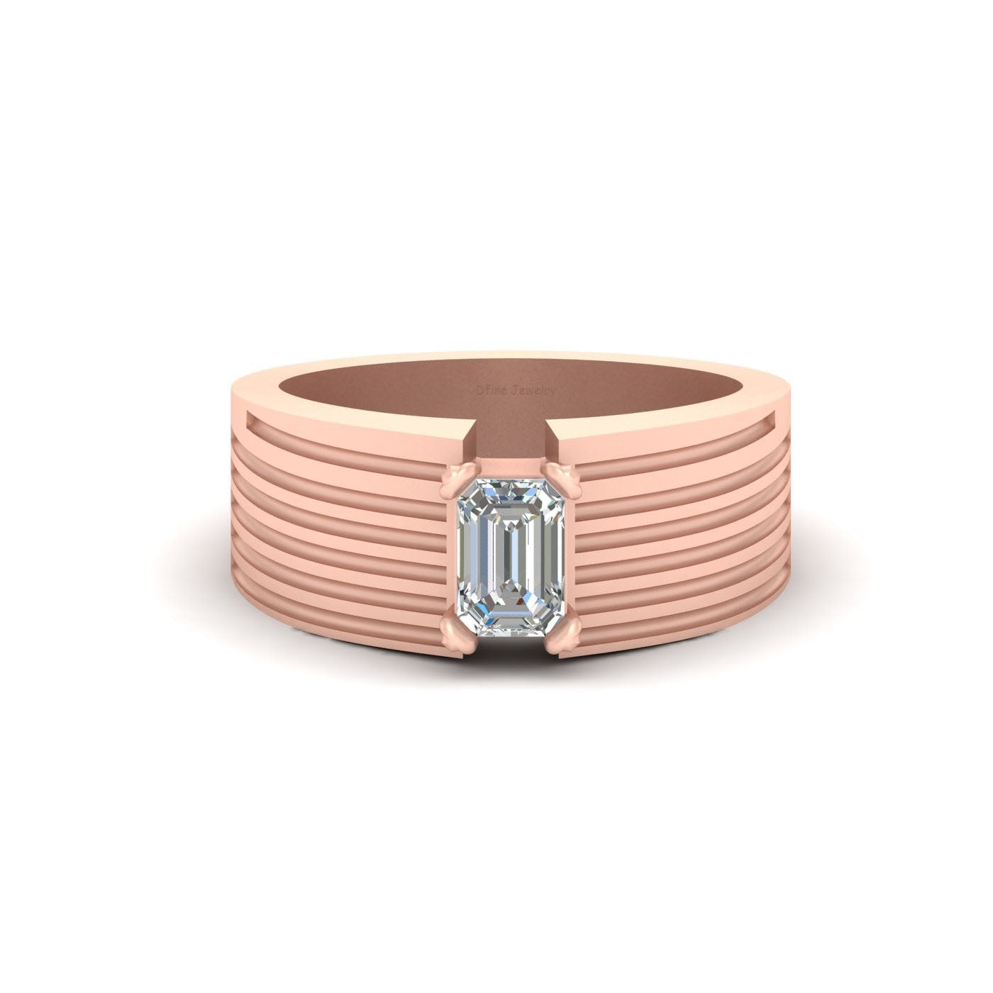 EMERALD DIAMOND RING BAND