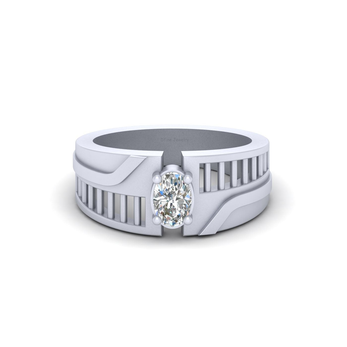 SOLITAIRE DIAMOND ANNIVERSARY RING