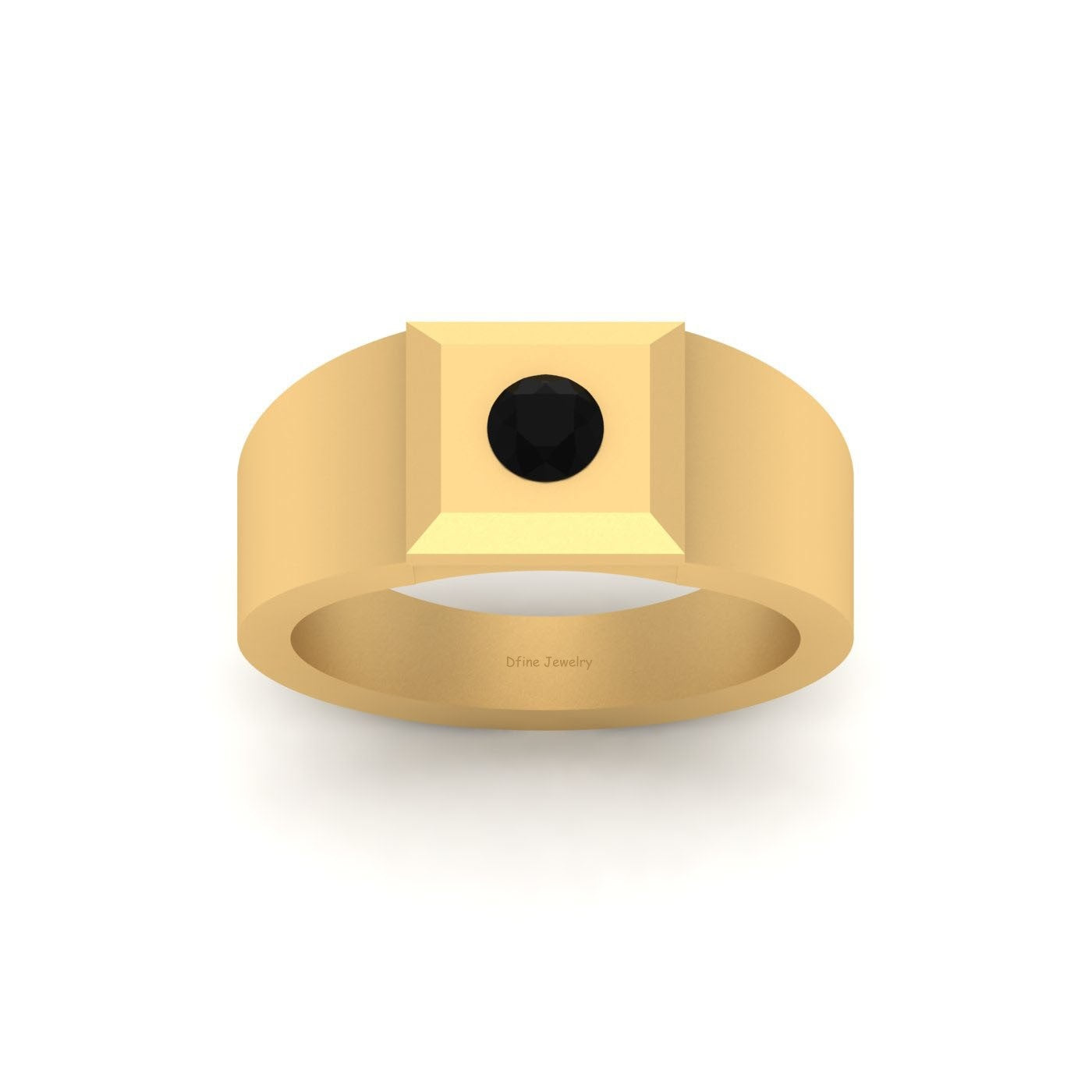 BLACK DIAMOND ENGAGEMENT BAND