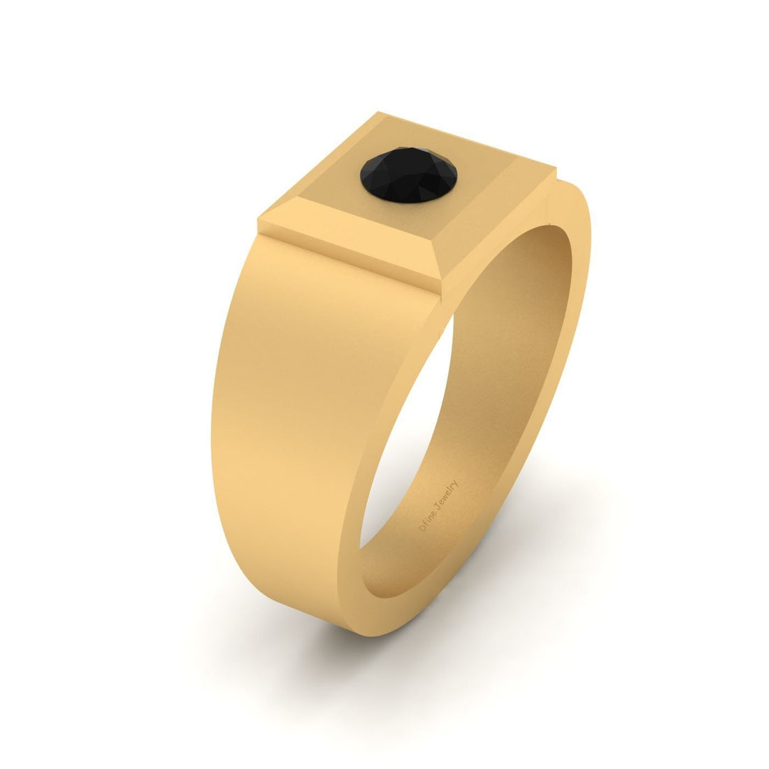 BLACK DIAMOND ENGAGEMENT BAND
