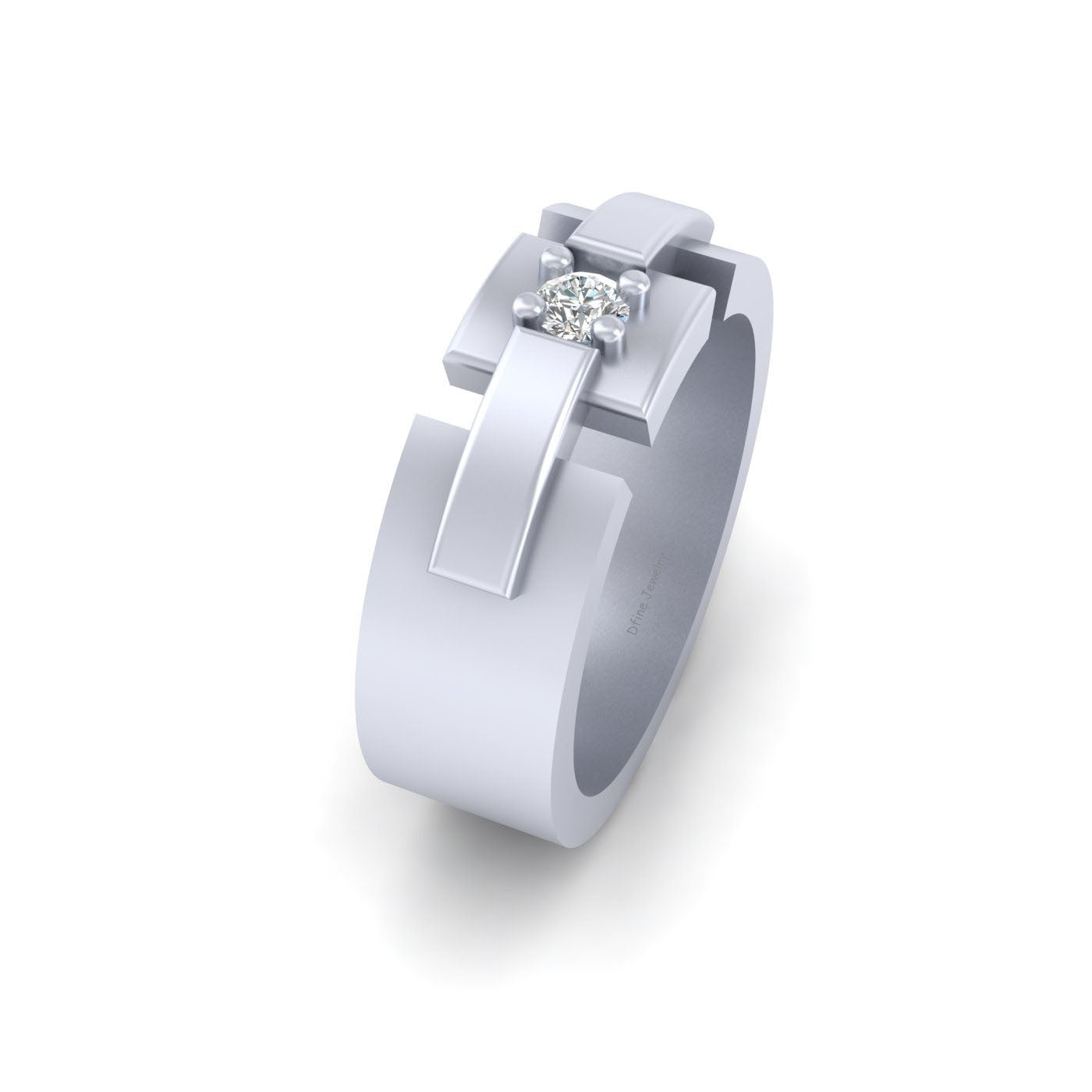DIAMOND GROOM WEDDING BAND