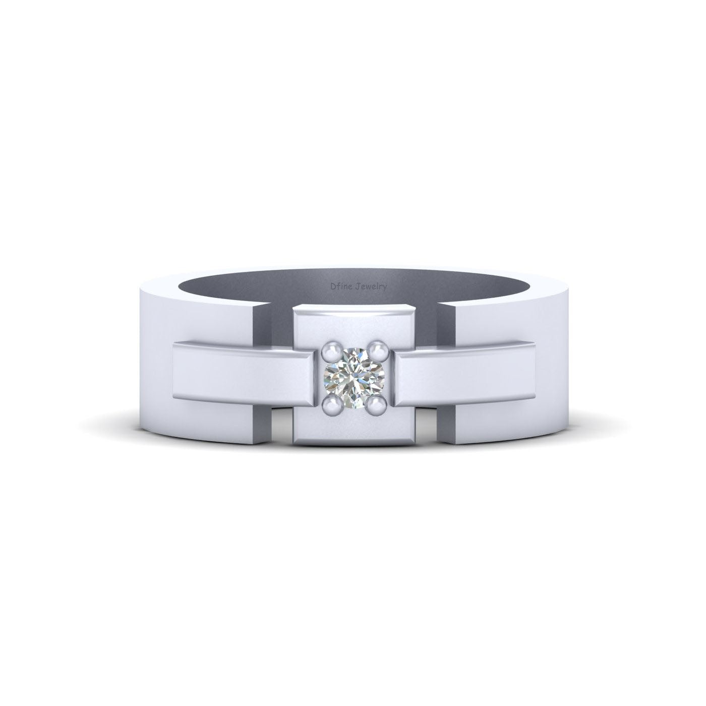 DIAMOND GROOM WEDDING BAND