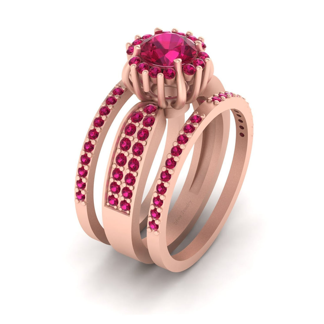 RUBY BRIDAL WEDDING SET