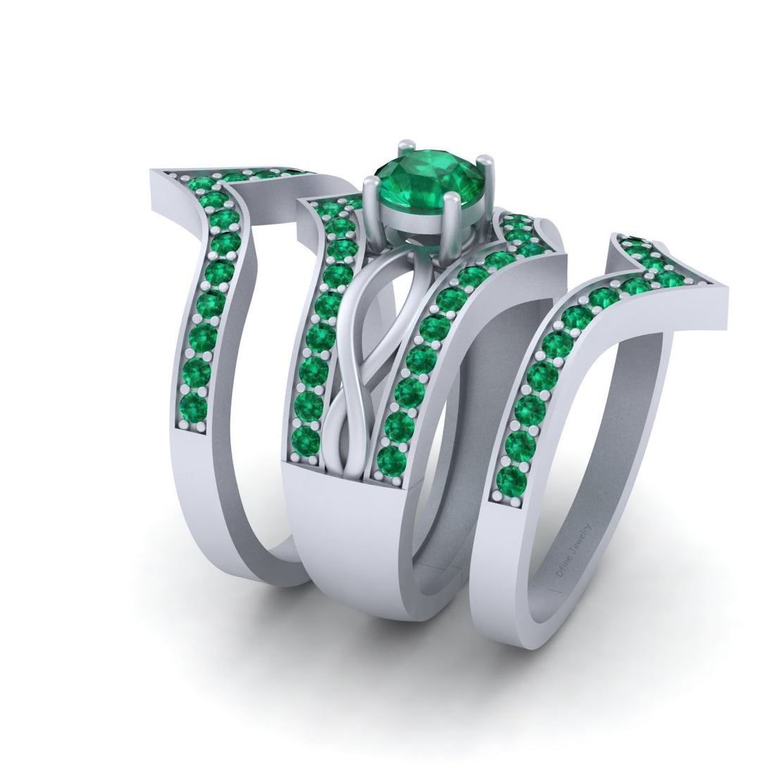 WHITE GOLD WEDDING RINGS