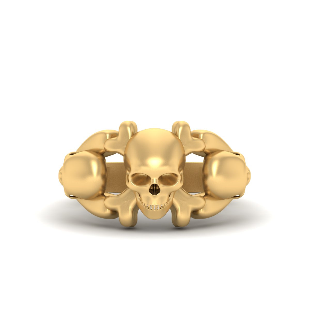 Skull and Crossbones Wedding Ring