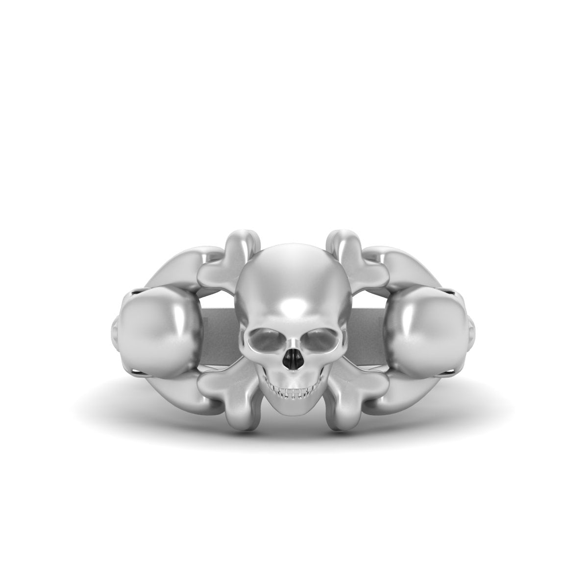 Skull and Crossbones Wedding Ring