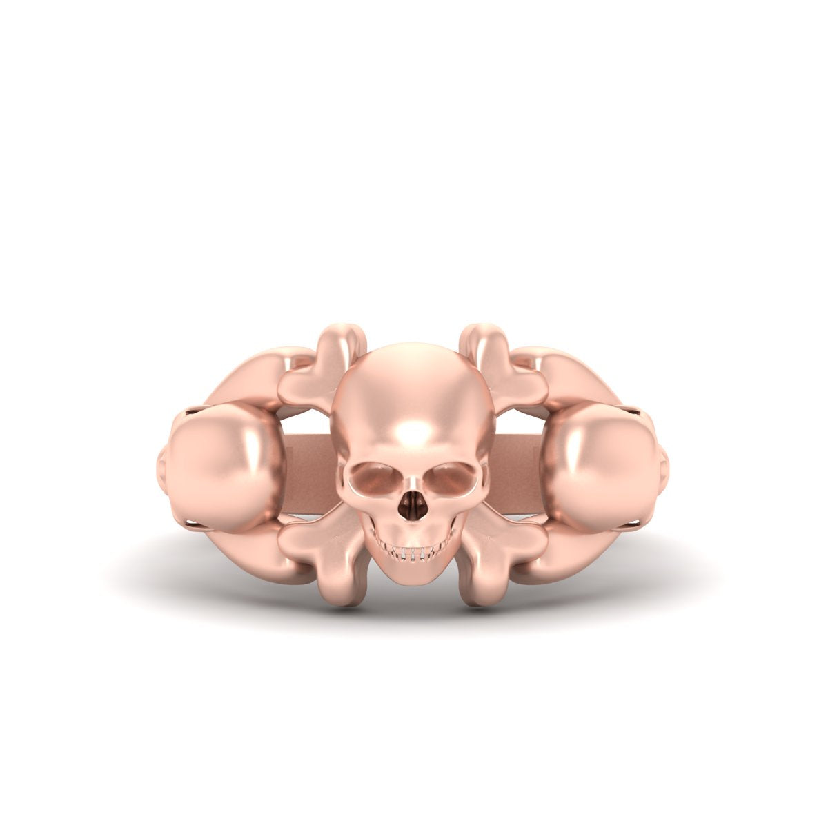 Skull and Crossbones Wedding Ring