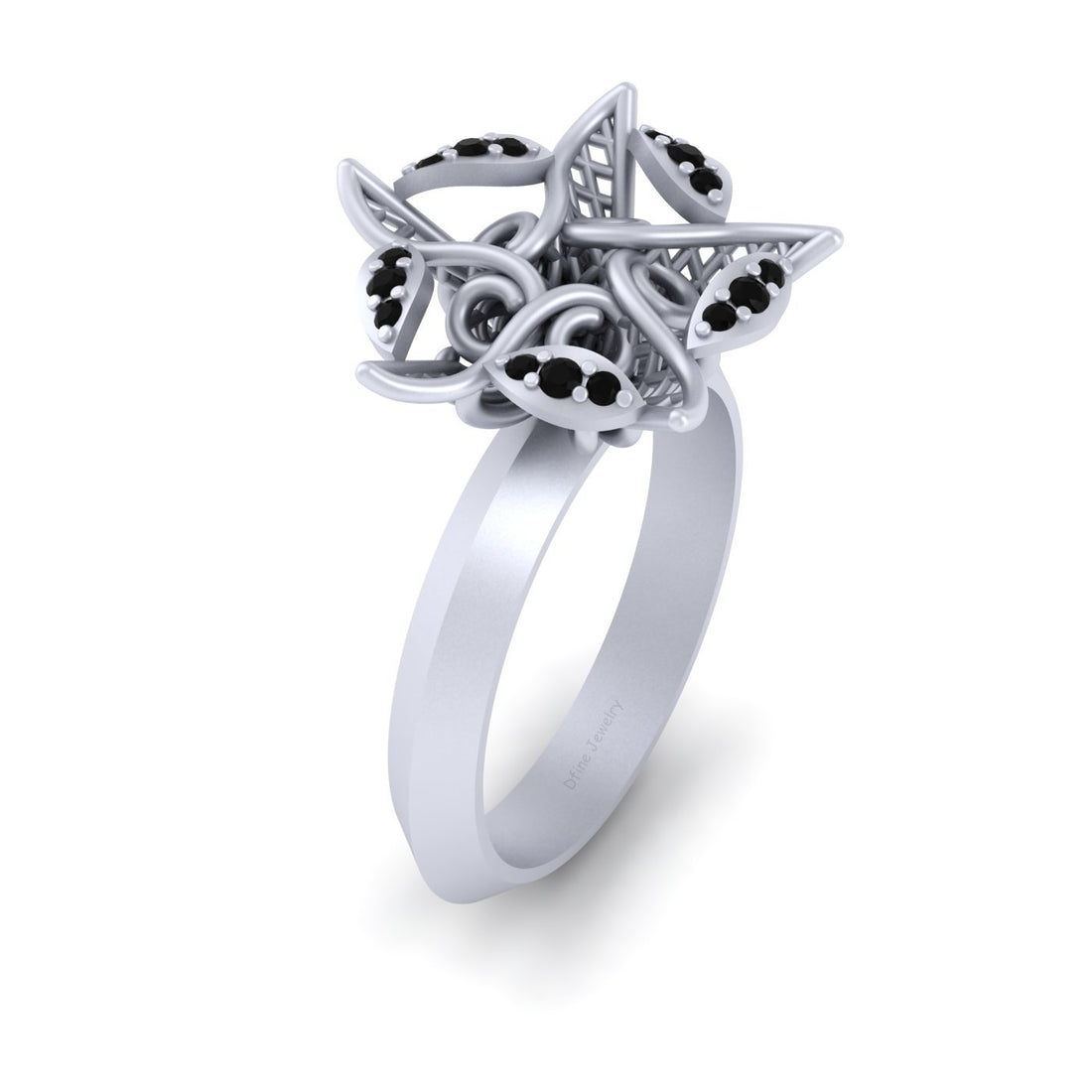 STERLING SILVER STARFISH RING