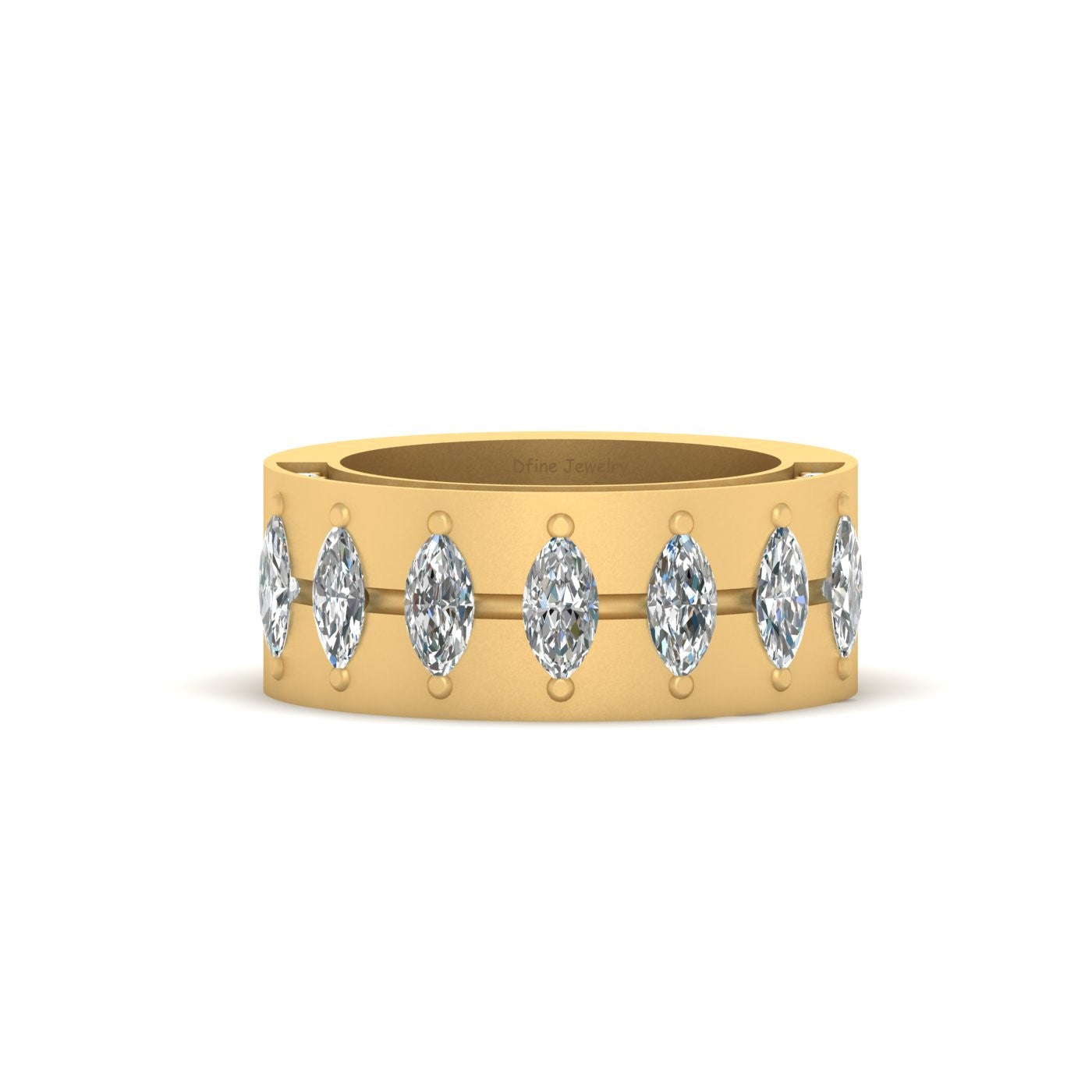 WHITE GOLD WEDDING BAND WOMENS