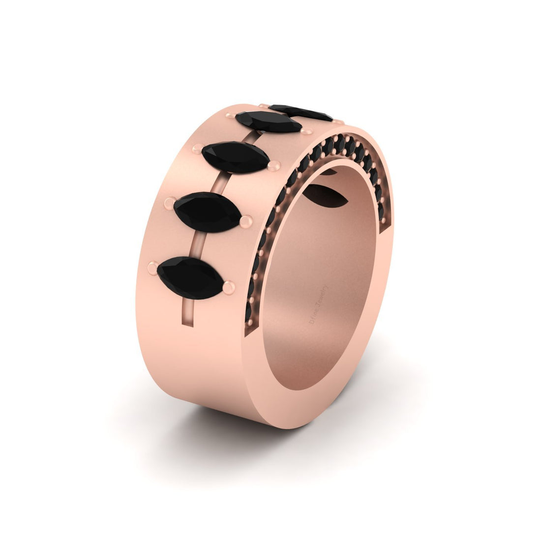 ROSE GOLD ENGAGEMENT BAND FOR HER