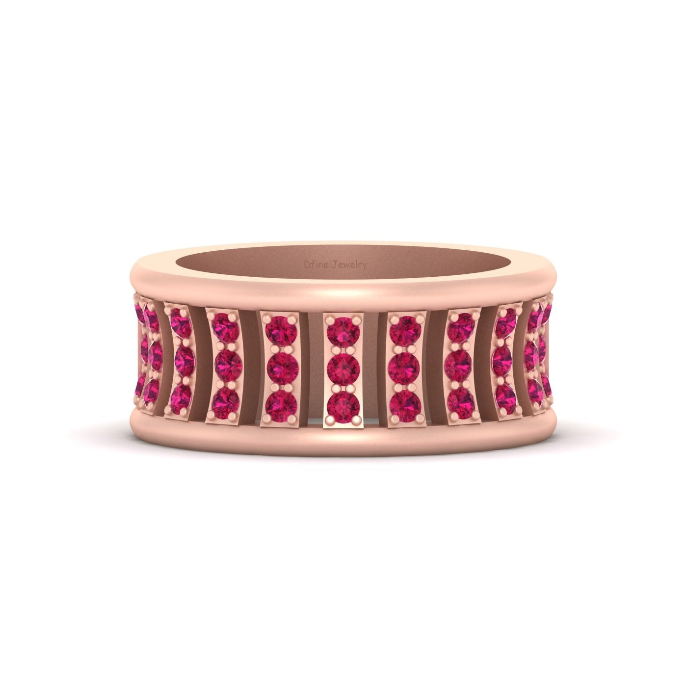 18K ROSE GOLD ENGAGEMENT BAND