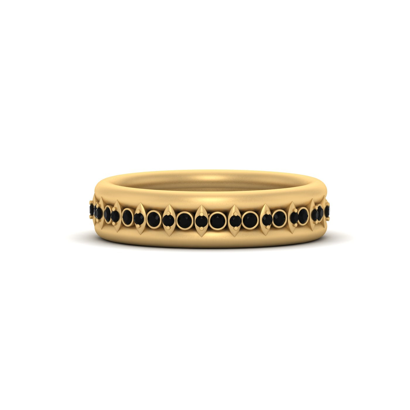 Gold Engagement Band For Her