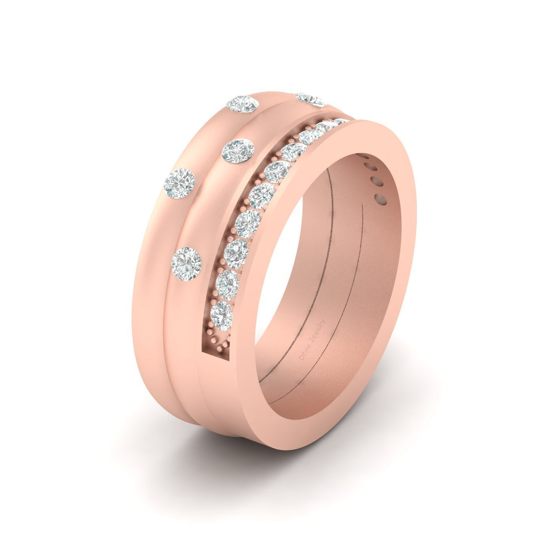 DIAMOND ENGAGEMENT BAND WOMEN