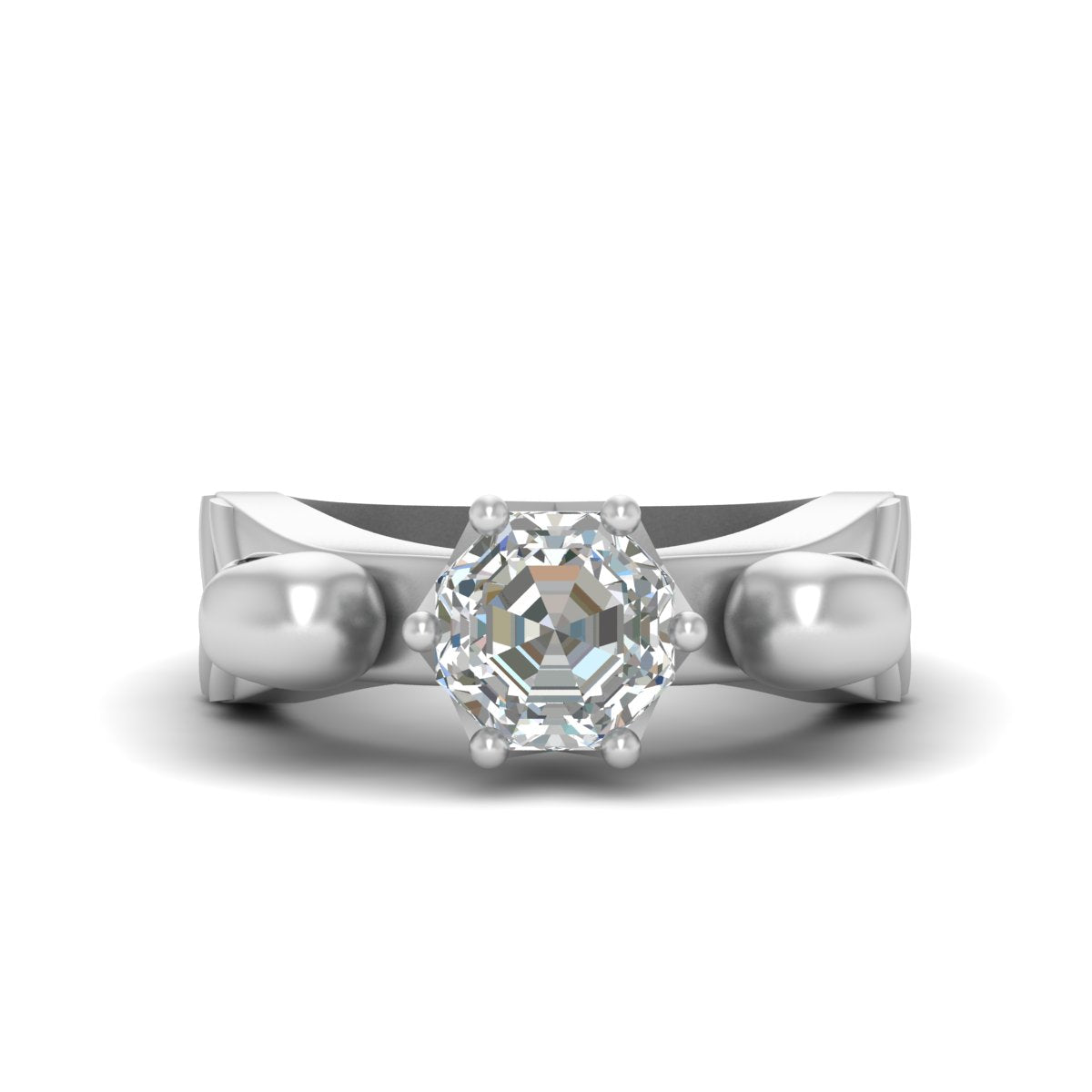 Diamond Skull Ring For Couple