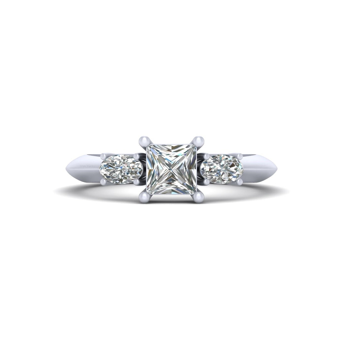 Three Stone Diamond Promise Ring