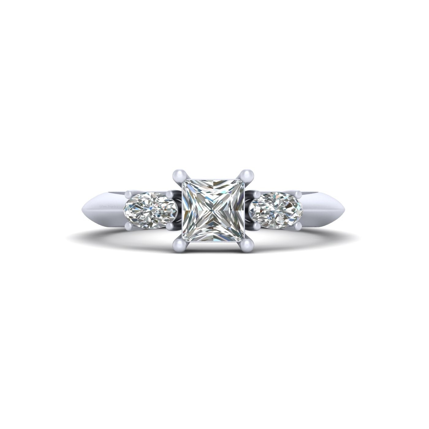 Three Stone Diamond Promise Ring