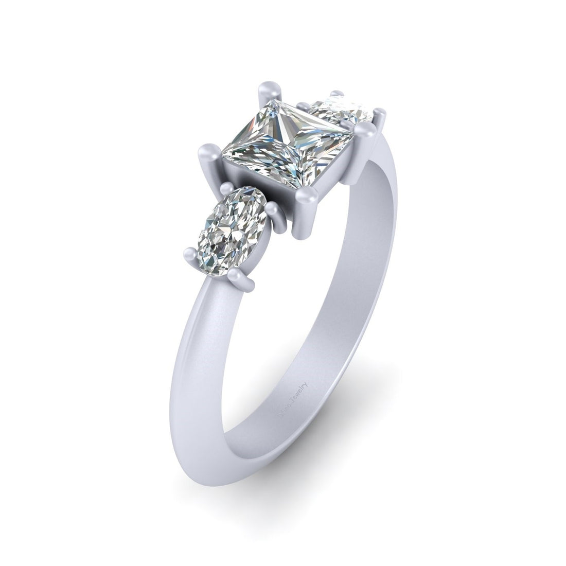 Three Stone Diamond Promise Ring