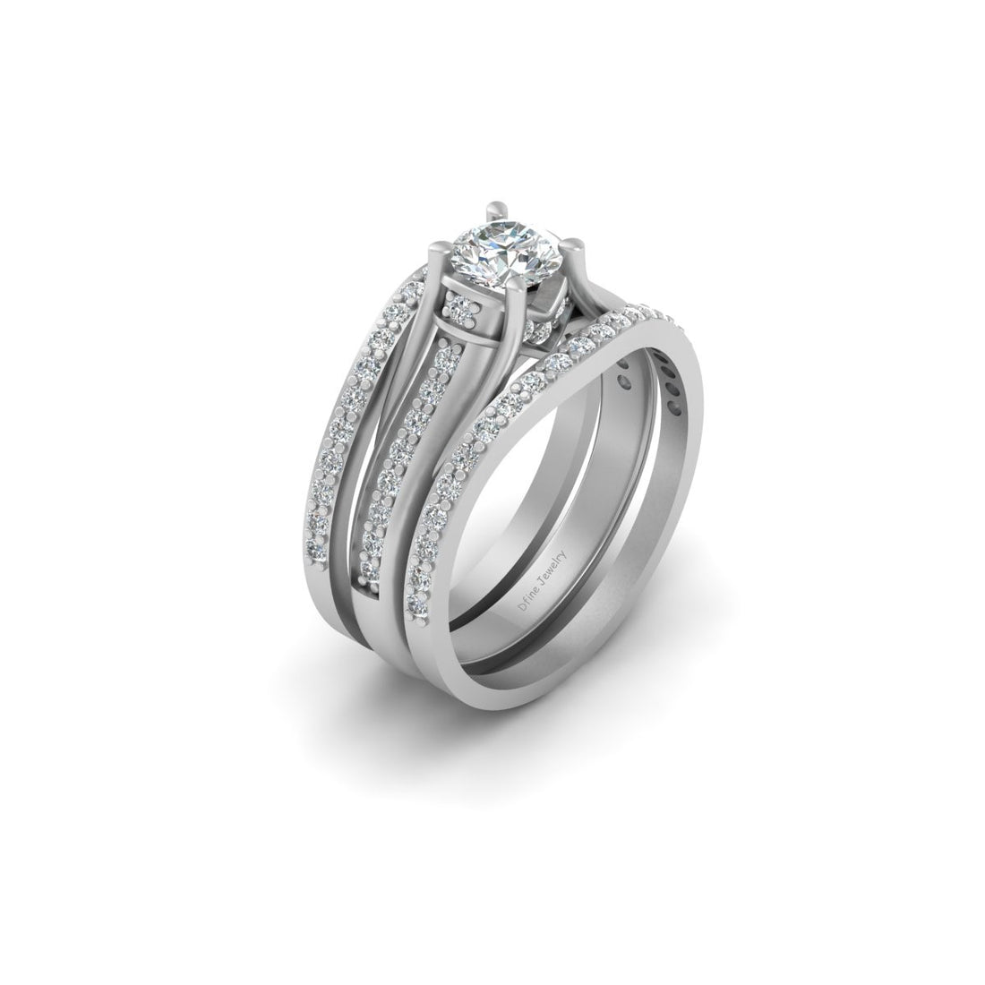 DIAMOND PROMISE RING SET