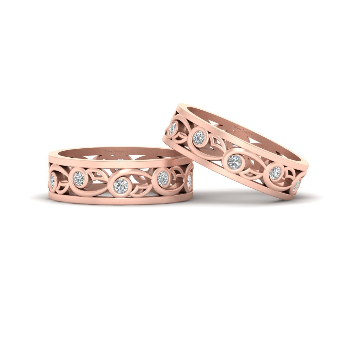 MATCHING CELTIC LESBIAN COUPLE BANDS