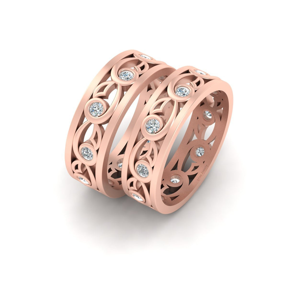 MATCHING CELTIC LESBIAN COUPLE BANDS