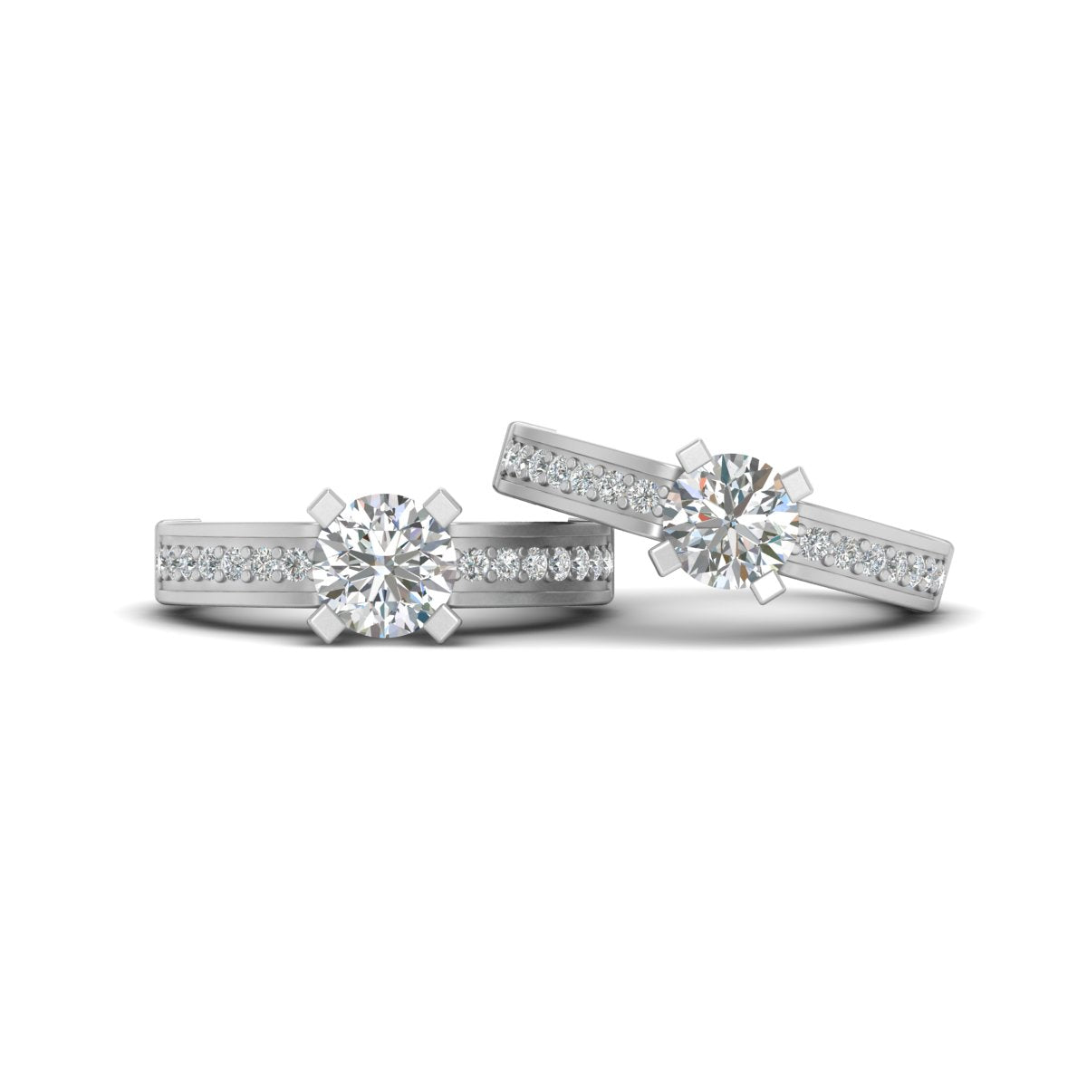LESBIAN WEDDING RING SET