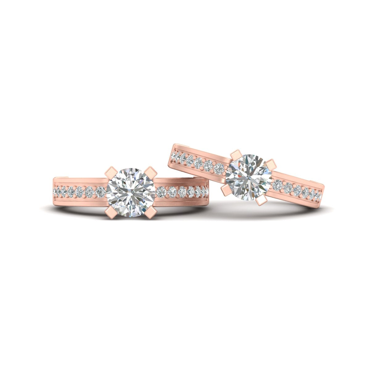 LESBIAN WEDDING RING SET