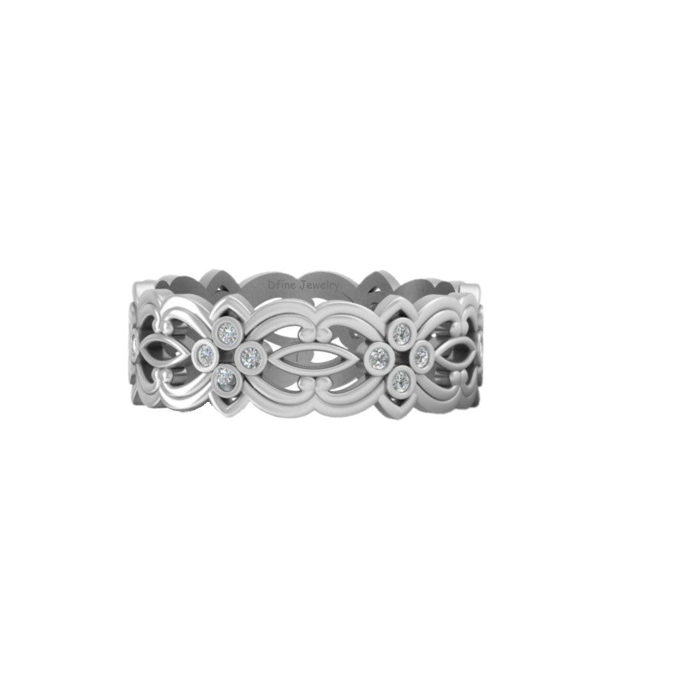 Diamond Wedding Band For Women