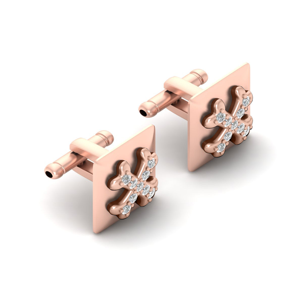 CROSSBONES CUFFLINKS SUIT ACCESSORIES