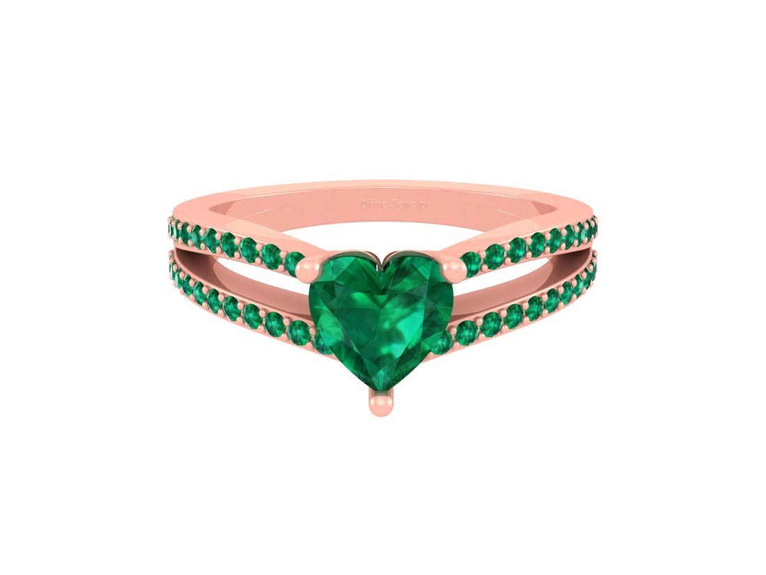 HEART SHAPE RING SILVER