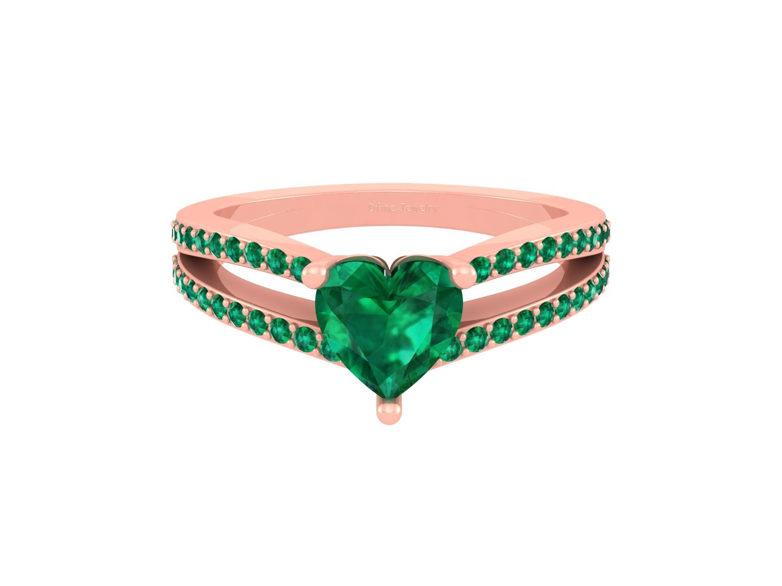 HEART SHAPE RING SILVER