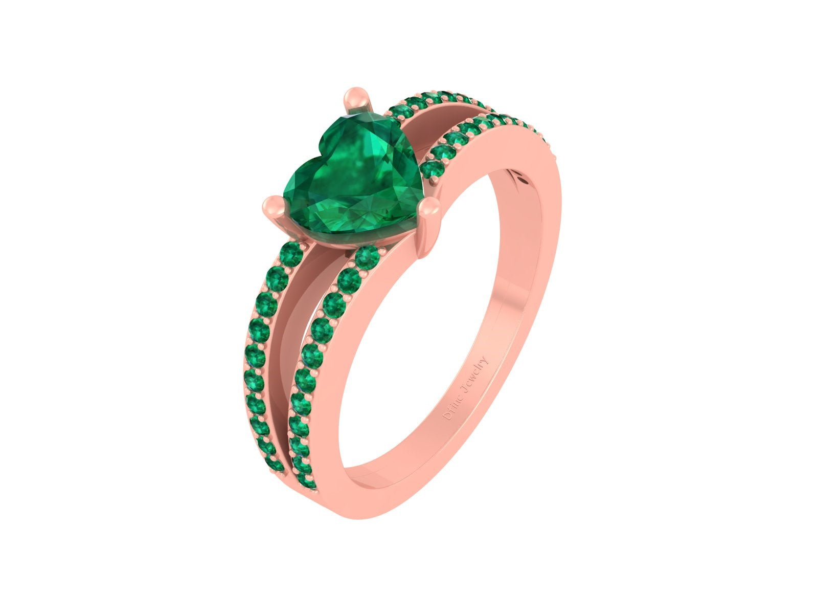 HEART SHAPE RING SILVER