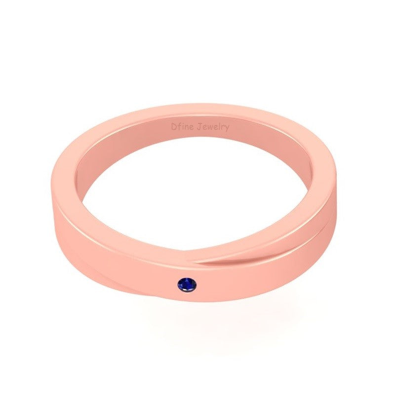 SILVER ETERNITY BAND FOR WOMEN