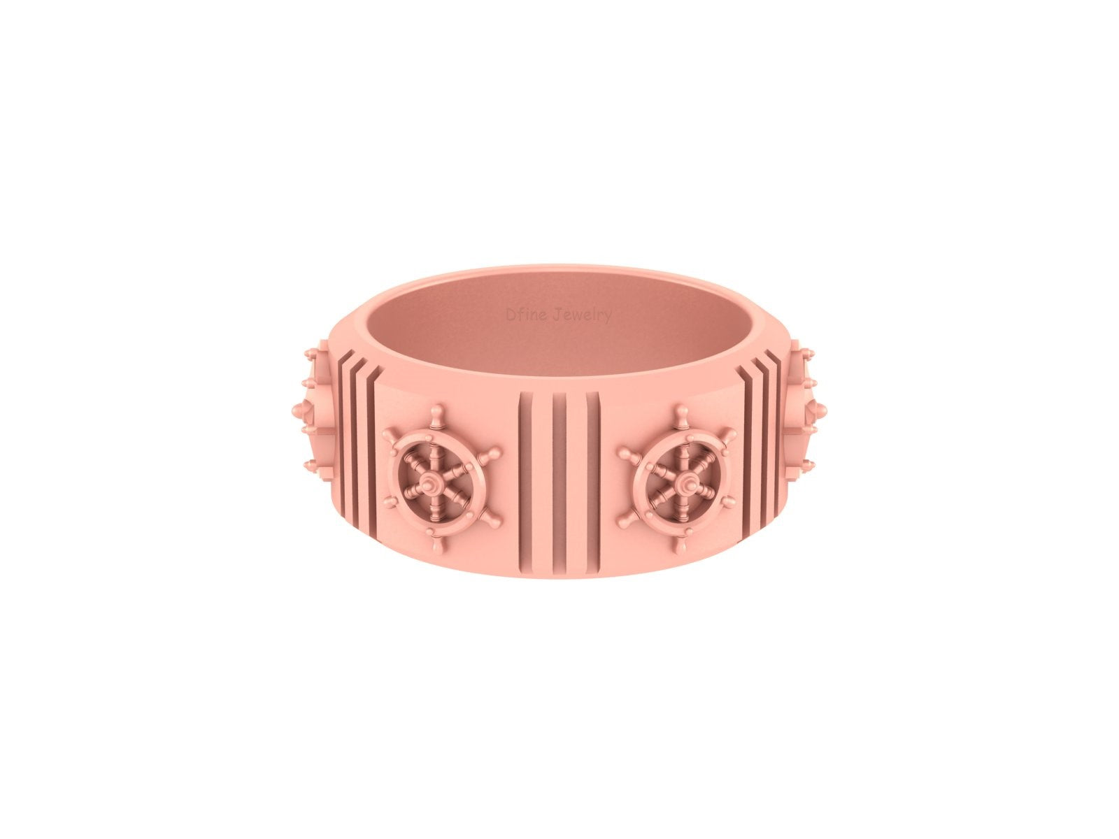 NAUTICAL WEDDING BAND FOR MEN'S