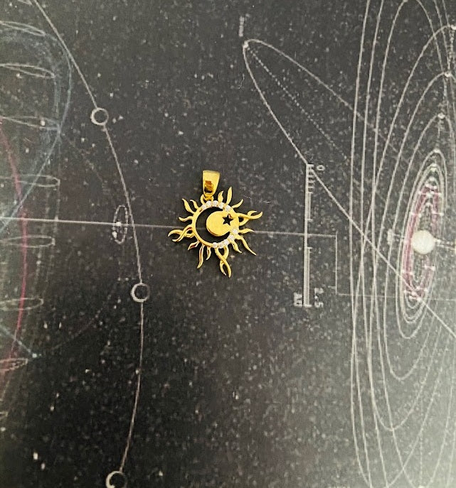 SUN AND MOON PENDANT