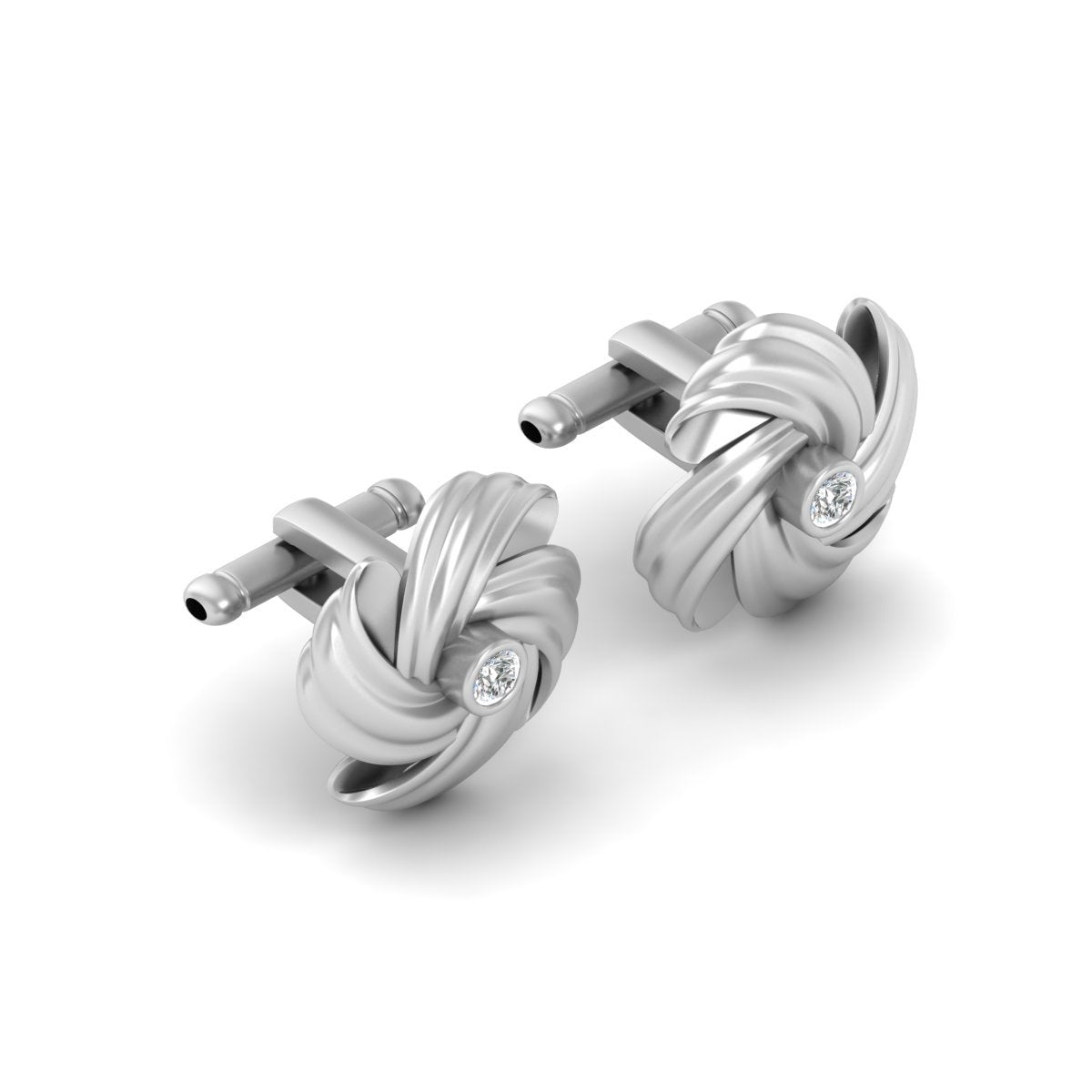 ROSE GOLD KNOT CUFFLINKS