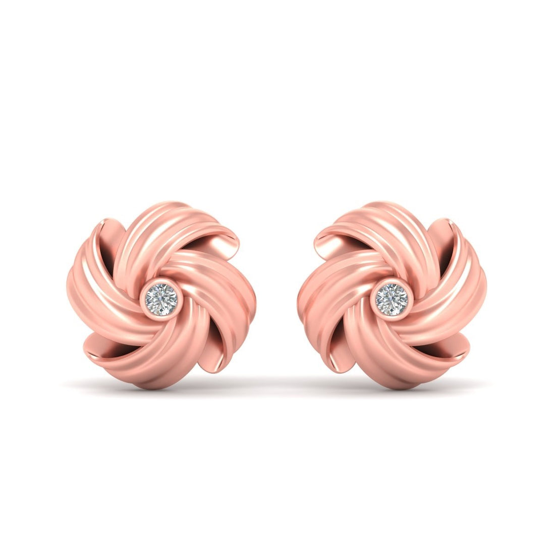 ROSE GOLD KNOT CUFFLINKS