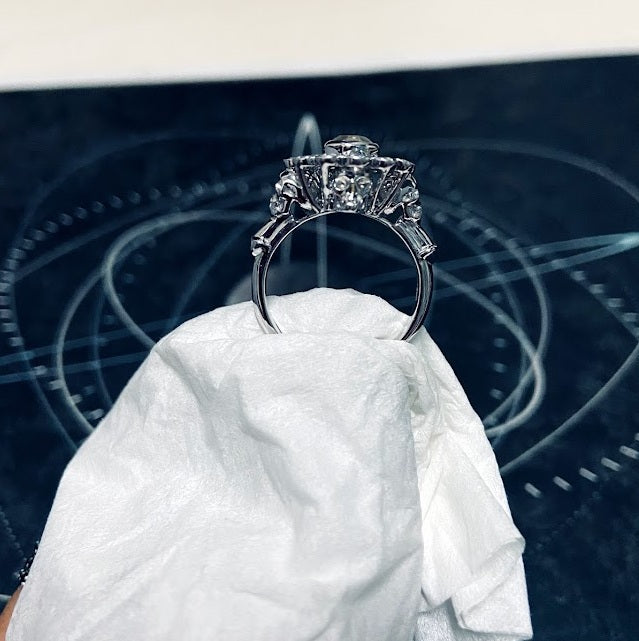 Diamond Skull Ring For Couple