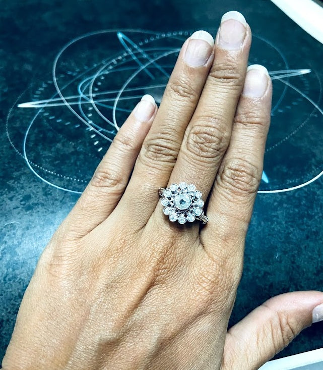 Diamond Skull Ring For Couple