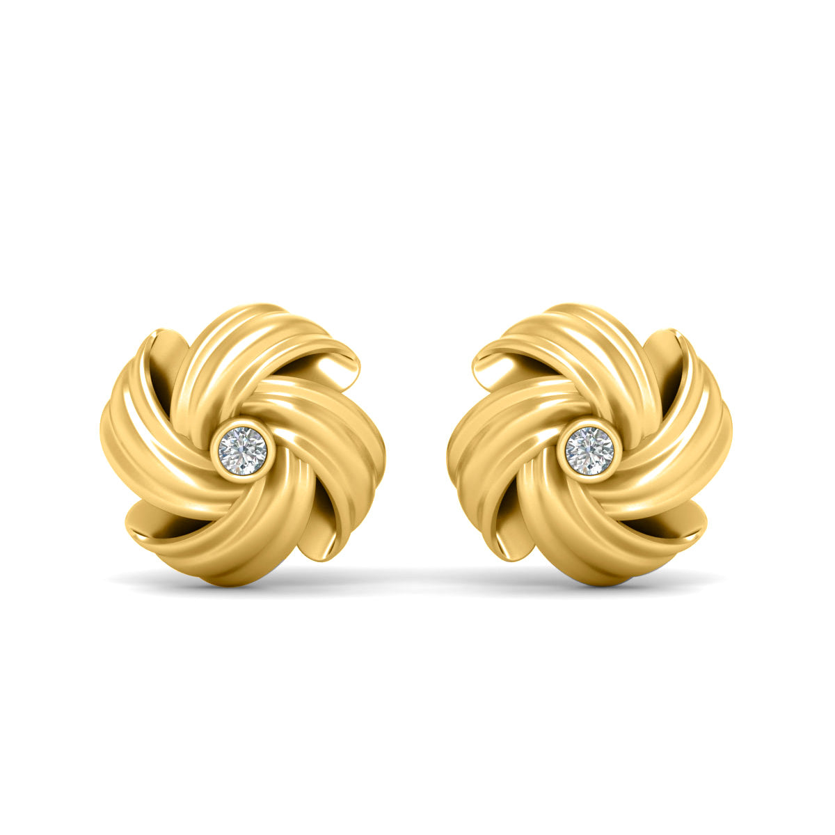 ROSE GOLD KNOT CUFFLINKS