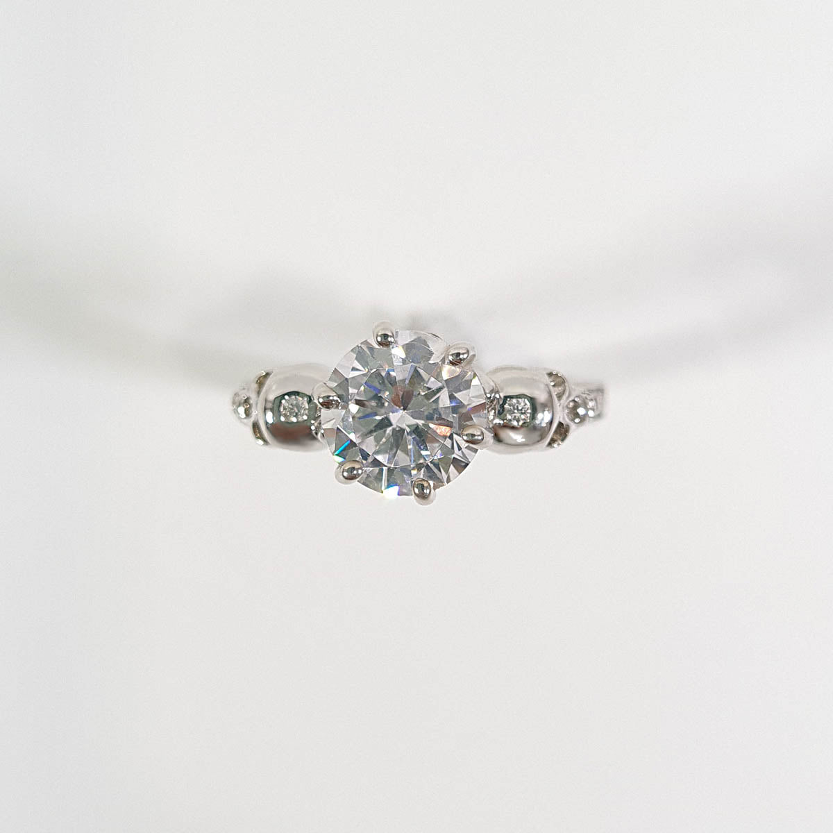 2.10TCW Diamond Skull Wedding Ring, 2.10TCW Moissanite Skull Engagement Ring