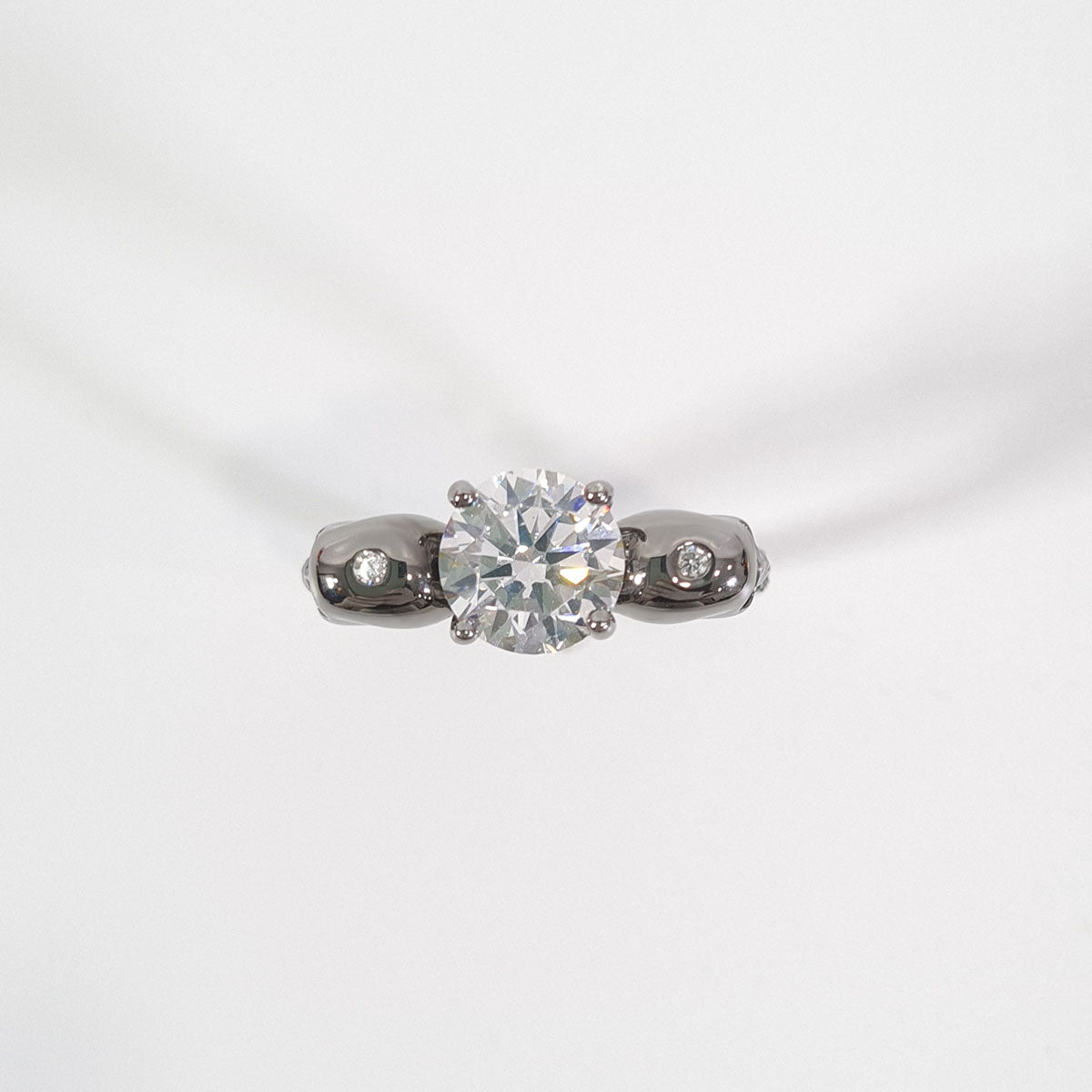 1.70TCW Diamond Skull Wedding Ring