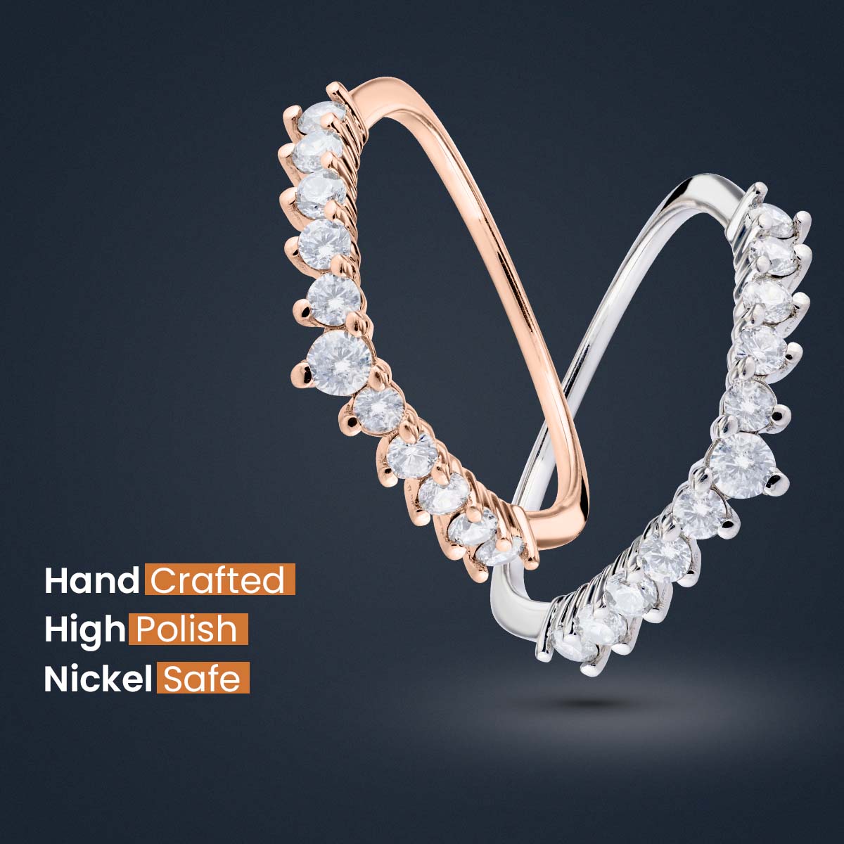 Enhancer Wedding Band Women AAA CZ Diamond Engagement Ring Sterling Silver